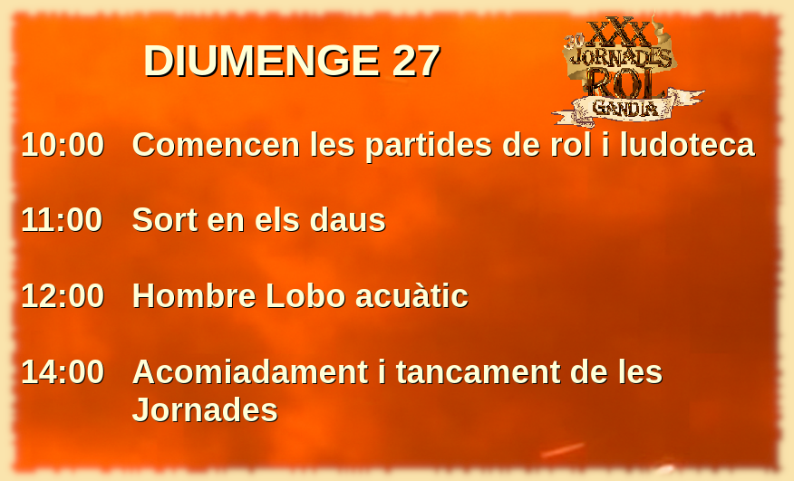 horari diumenge