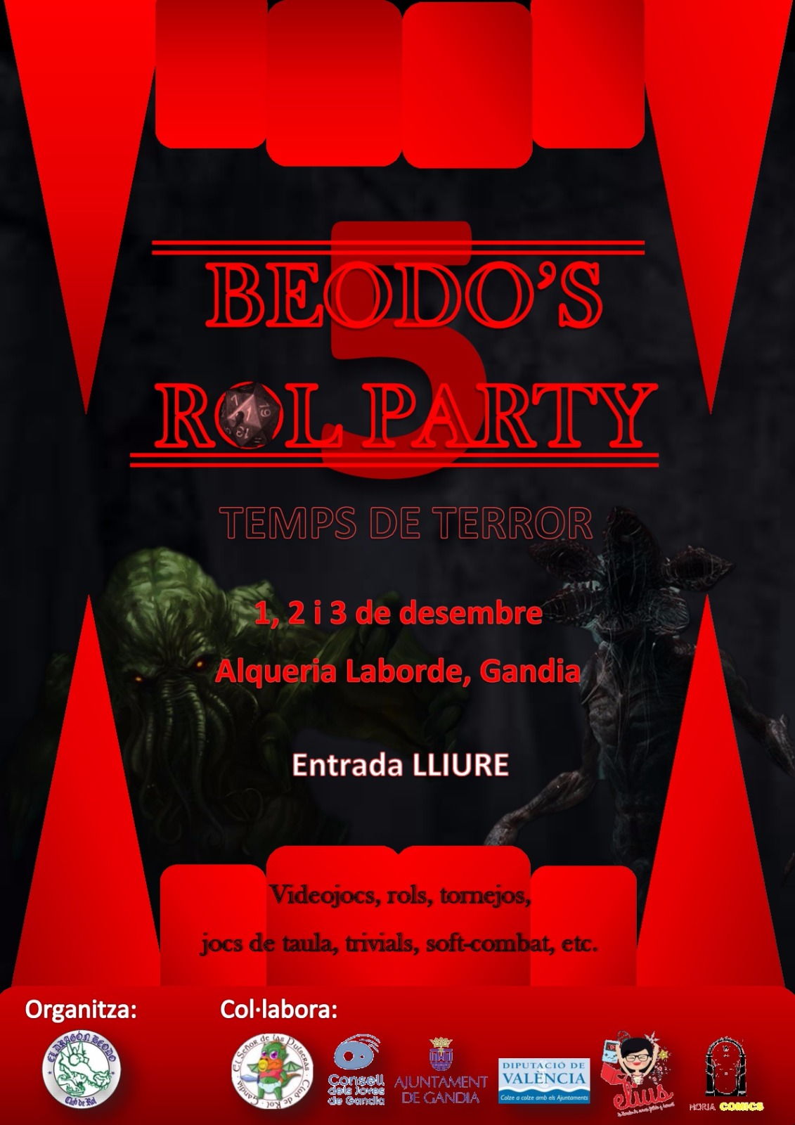 cartell 5 beodos party